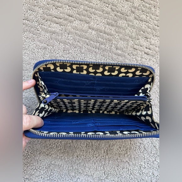 Vera Bradley Cobalt Blue Zip Wallet - Picture 7 of 9